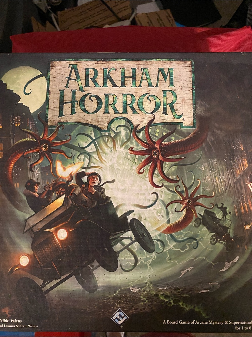 Arkham Horror Board Game Mystery Supernatural Terror Teen Adult 1-6 player